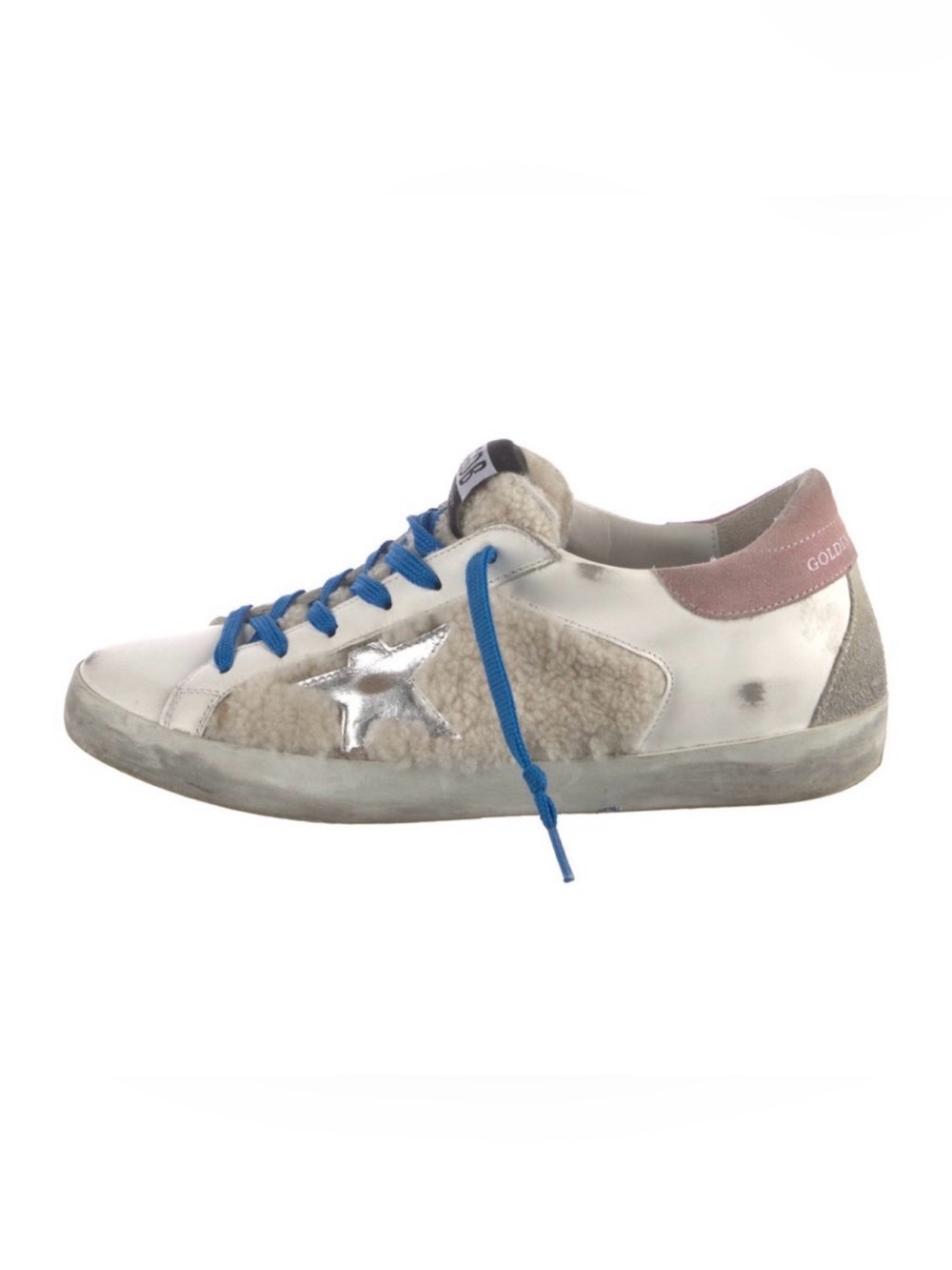 Golden Goose Superstar Shearling Low Top Sneakers size 38
